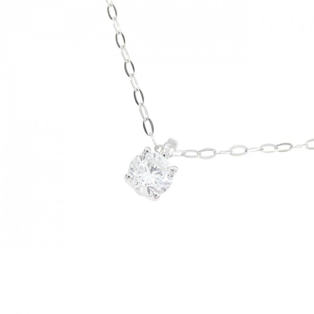 PT950 SOLITAIRE DIAMOND NECKLACE - 3
