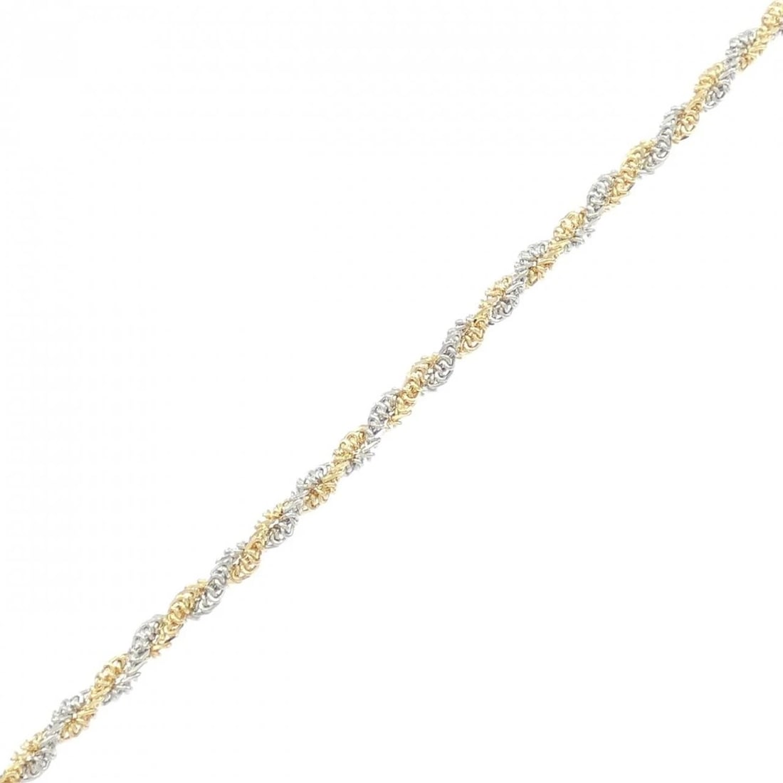 K18YG/PT850 BRACELET: K18YG/PT850 bracelet Brand: Unbranded Type/Style: Bracelet Material: 18K Yellow Gold/Platinum 850, Color: YG, PT Size: Length: 18cm Accessories: None Accessories Notice: When purchasing pre-owned