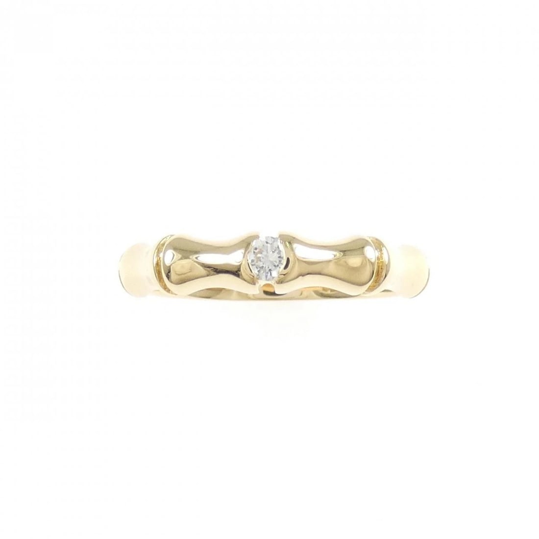 K18YG DIAMOND RING - 2
