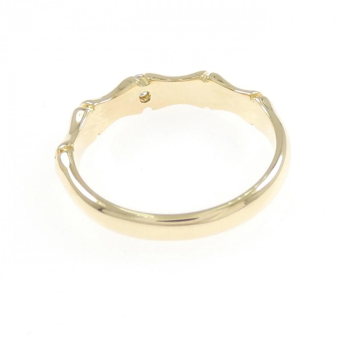 K18YG DIAMOND RING - 3