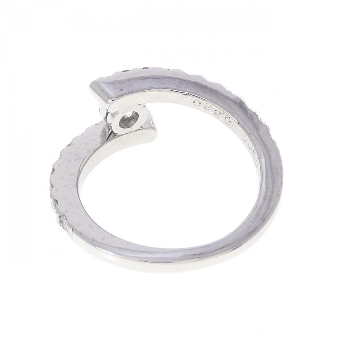 K18WG DIAMOND RING - 3