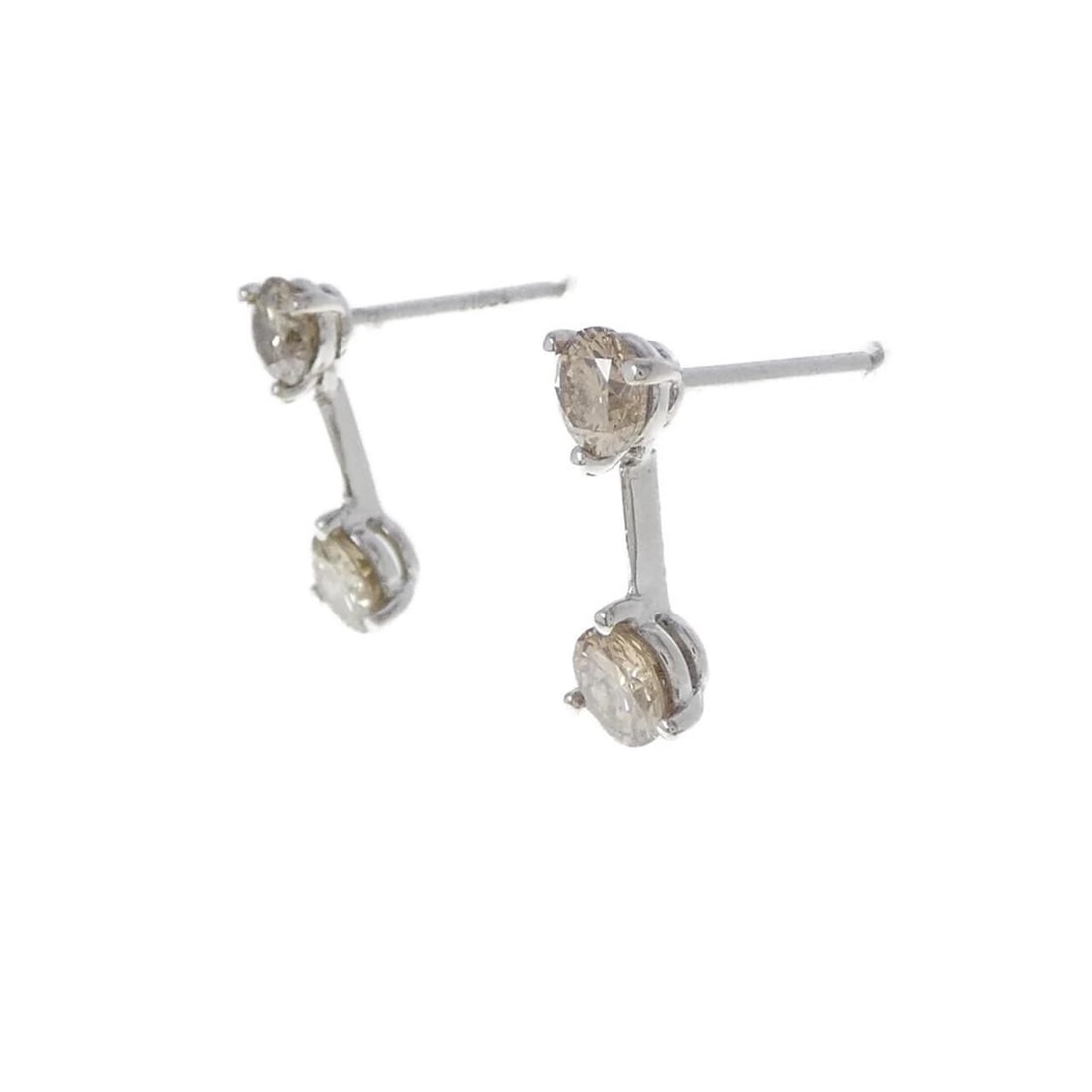 K18WG DIAMOND PIERCE - 2