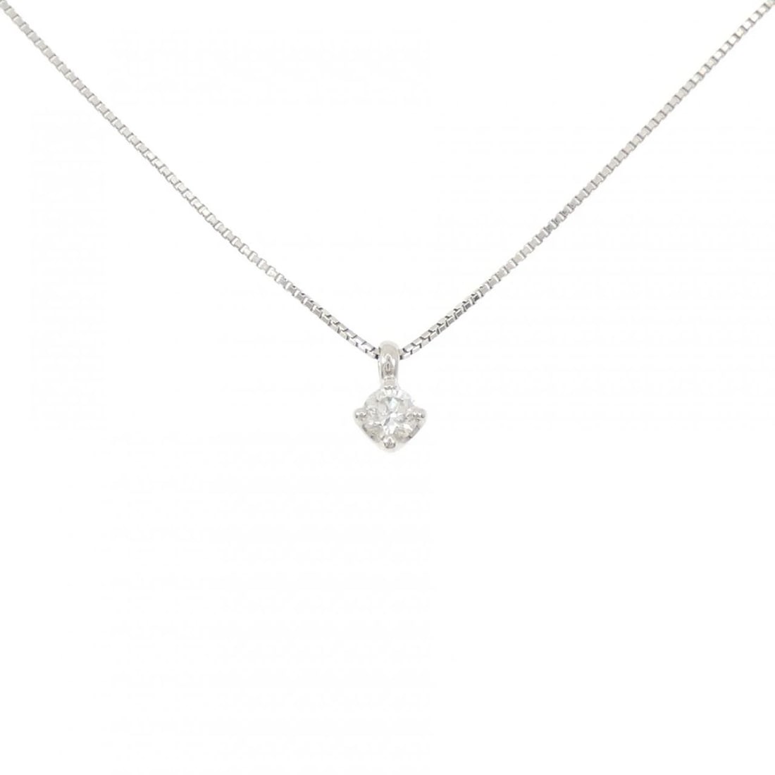 PT850 SOLITAIRE DIAMOND NECKLACE: PT850 Solitaire Diamond Necklace Brand: Unbranded Type/Style: Diamond Necklace Material: Platinum850, Main Stone Natural Color: PT Size: Length: 40cm Accessories: None Accessories Notice: When