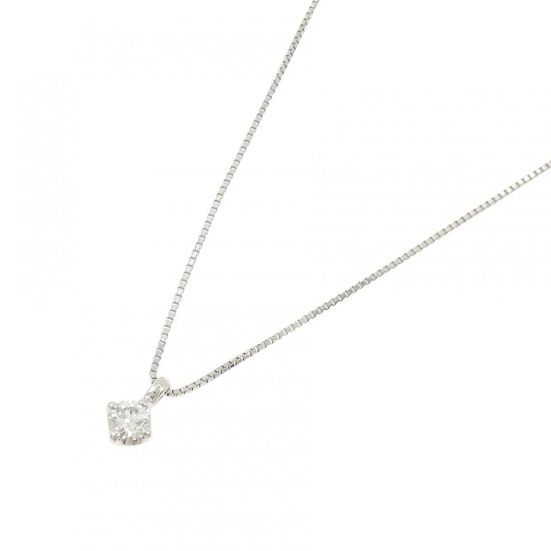 PT850 SOLITAIRE DIAMOND NECKLACE - 2