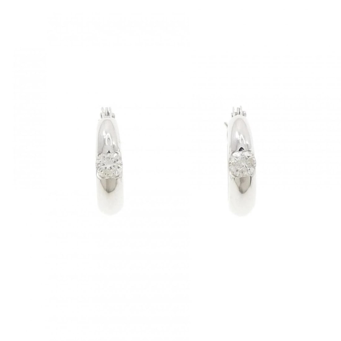 K18WG DIAMOND PIERCE: K18WG Diamond Pierce Brand: Unbranded Type/Style: Diamond Pierce/Earring Material: K18 white gold, Main Stone Natural Color: WG Size: Actual Size: Approximate dimensions (height x width): 9.5cm x