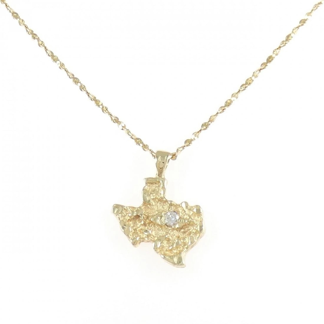 14KYG DIAMOND NECKLACE: 14KYG Diamond Necklace Brand: Unbranded Type/Style: Diamond Necklace Material: 14K yellow gold, Main Stone Natural Color: YG Size: Length: 47cm Accessories: None Accessories Notice: When purchasing