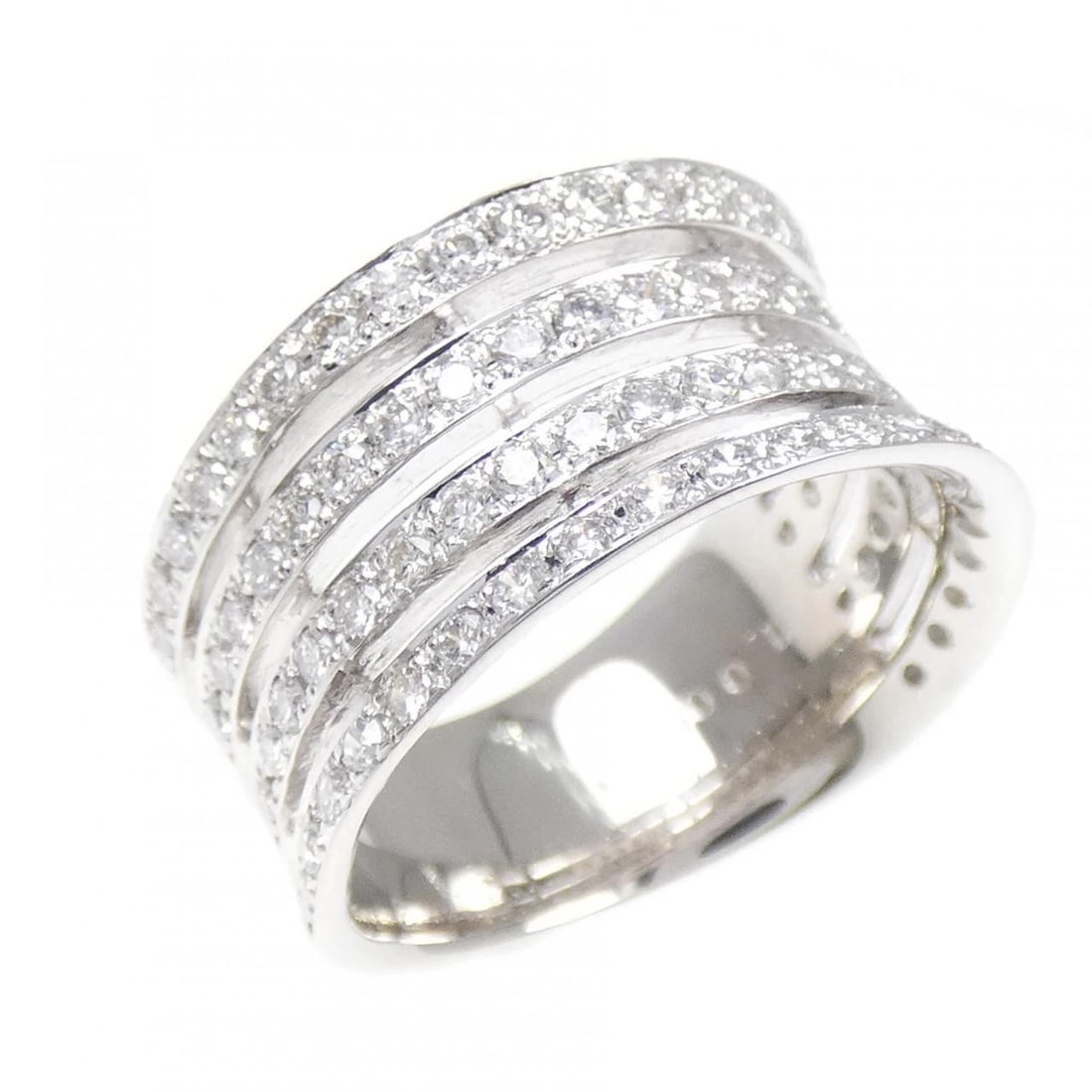 PT900 DIAMOND RING: PT900 Diamond Ring Brand: Unbranded Type/Style: Diamond Ring Material: Platinum900, Main Stone Natural Color: PT Size: US6 1/4 Accessories: None Accessories Notice: When purchasing pre-owned goods,