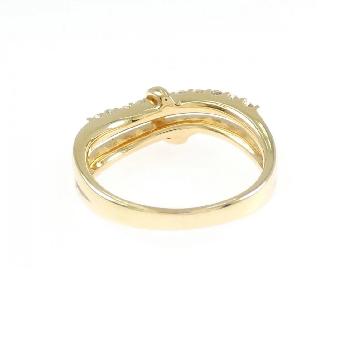 K18YG DIAMOND RING - 3