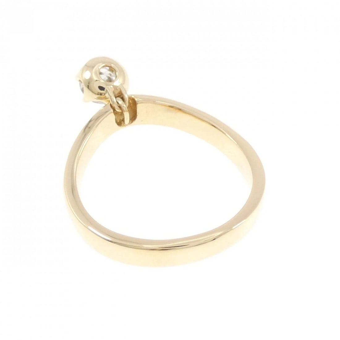 K18YG DIAMOND RING - 3