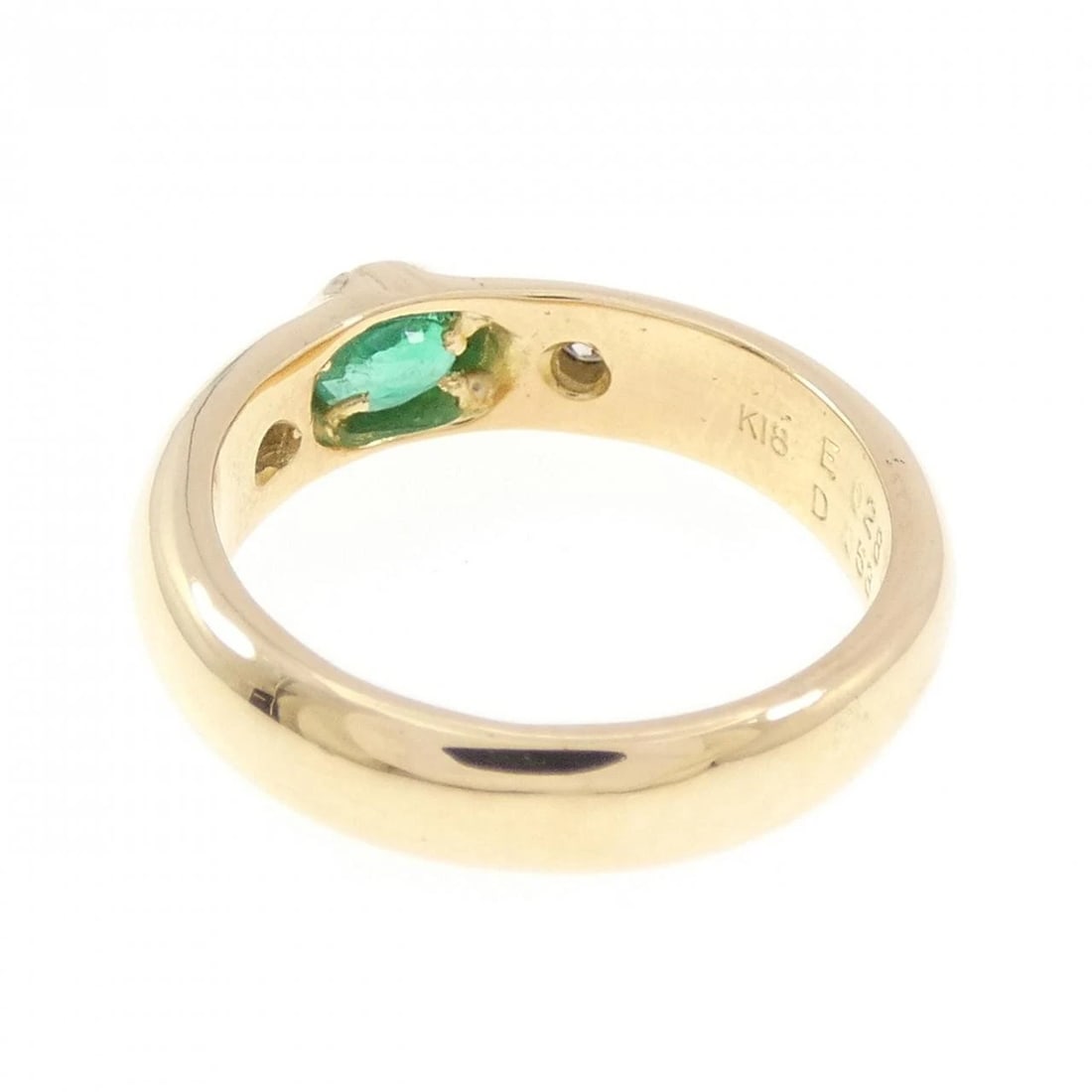 K18YG EMERALD RING - 3