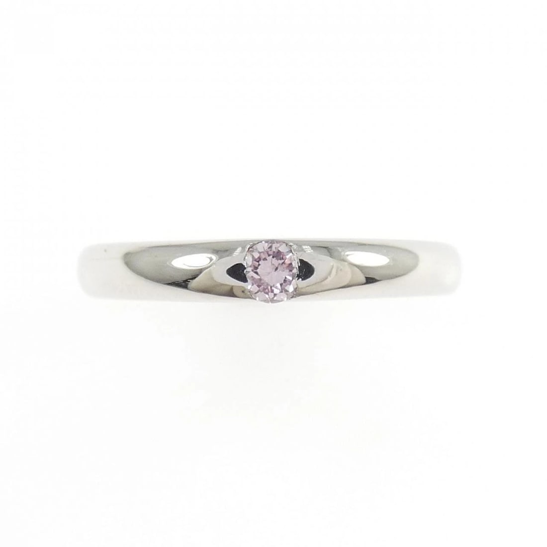 PT900 PINK DIAMOND RING - 2