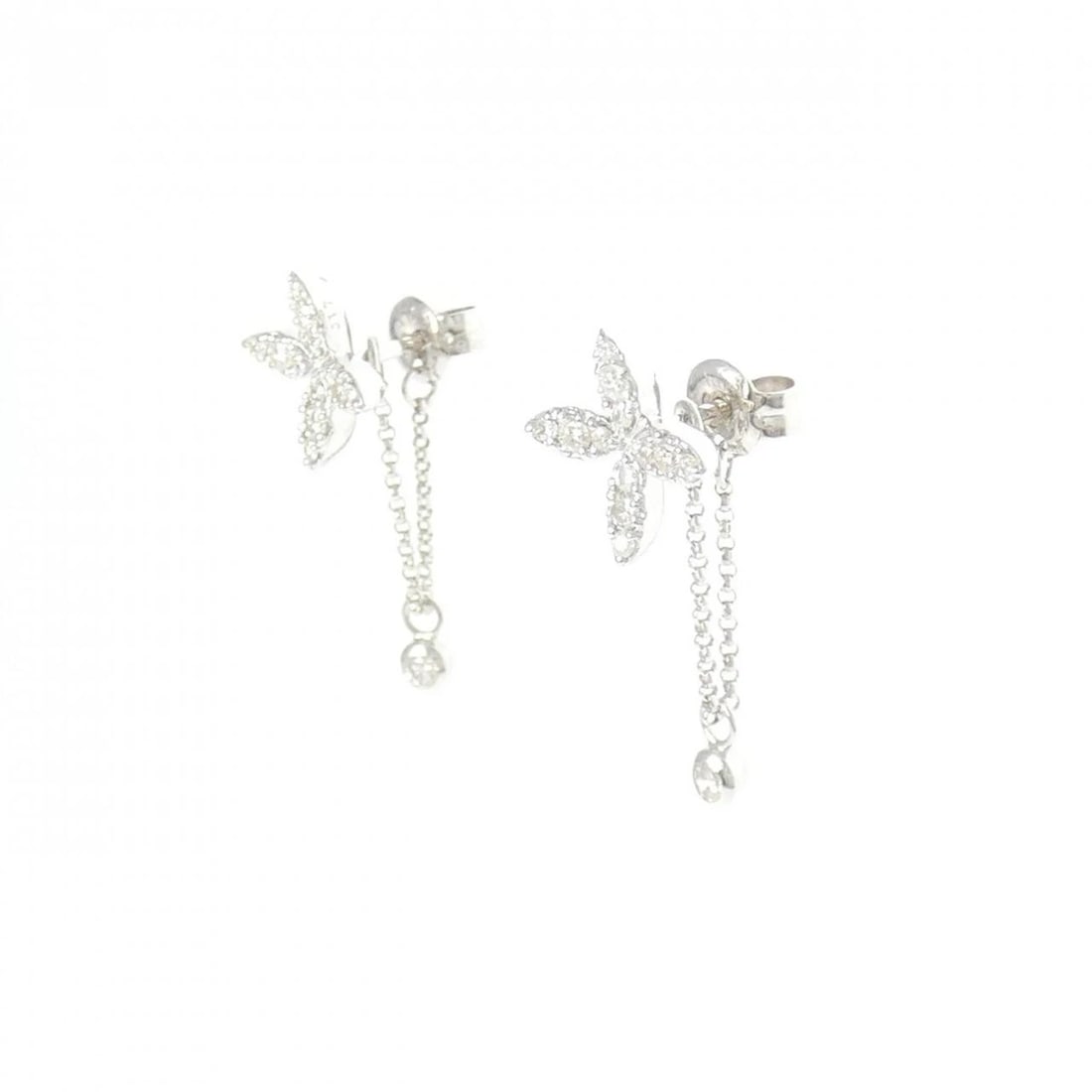 K18WG DIAMOND PIERCE - 2