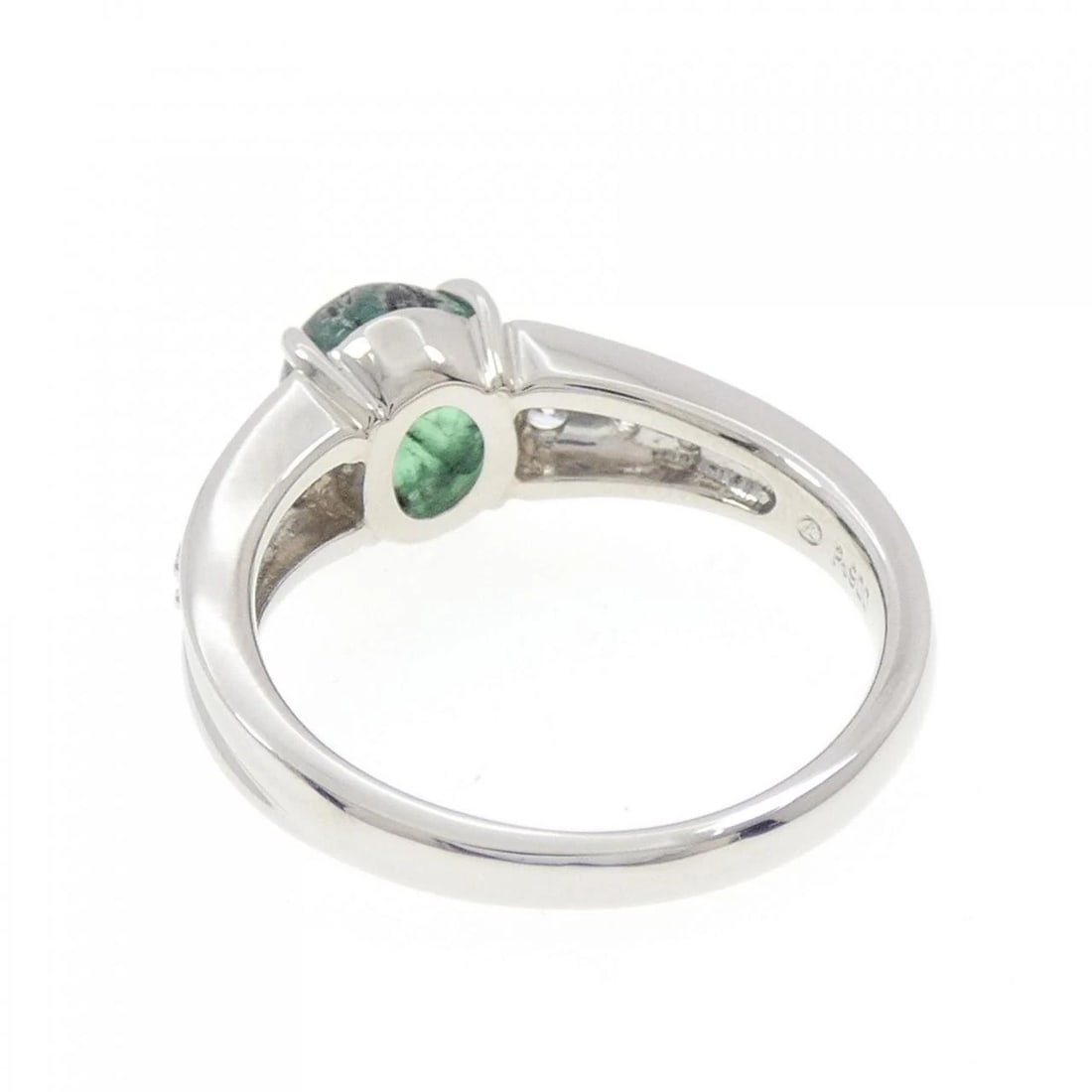 PT900 TRAPICHE EMERALD RING - 3
