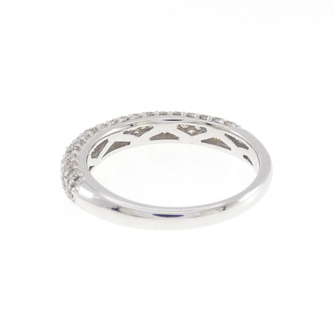 K18WG DIAMOND RING - 3