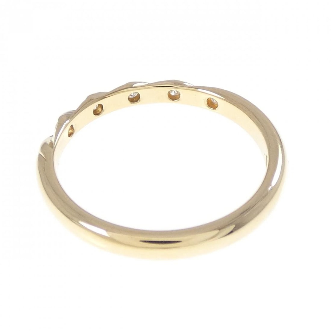 K18YG DIAMOND RING - 3