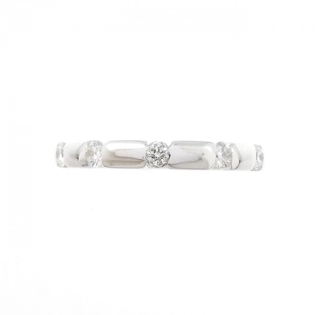 K18WG DIAMOND RING - 2