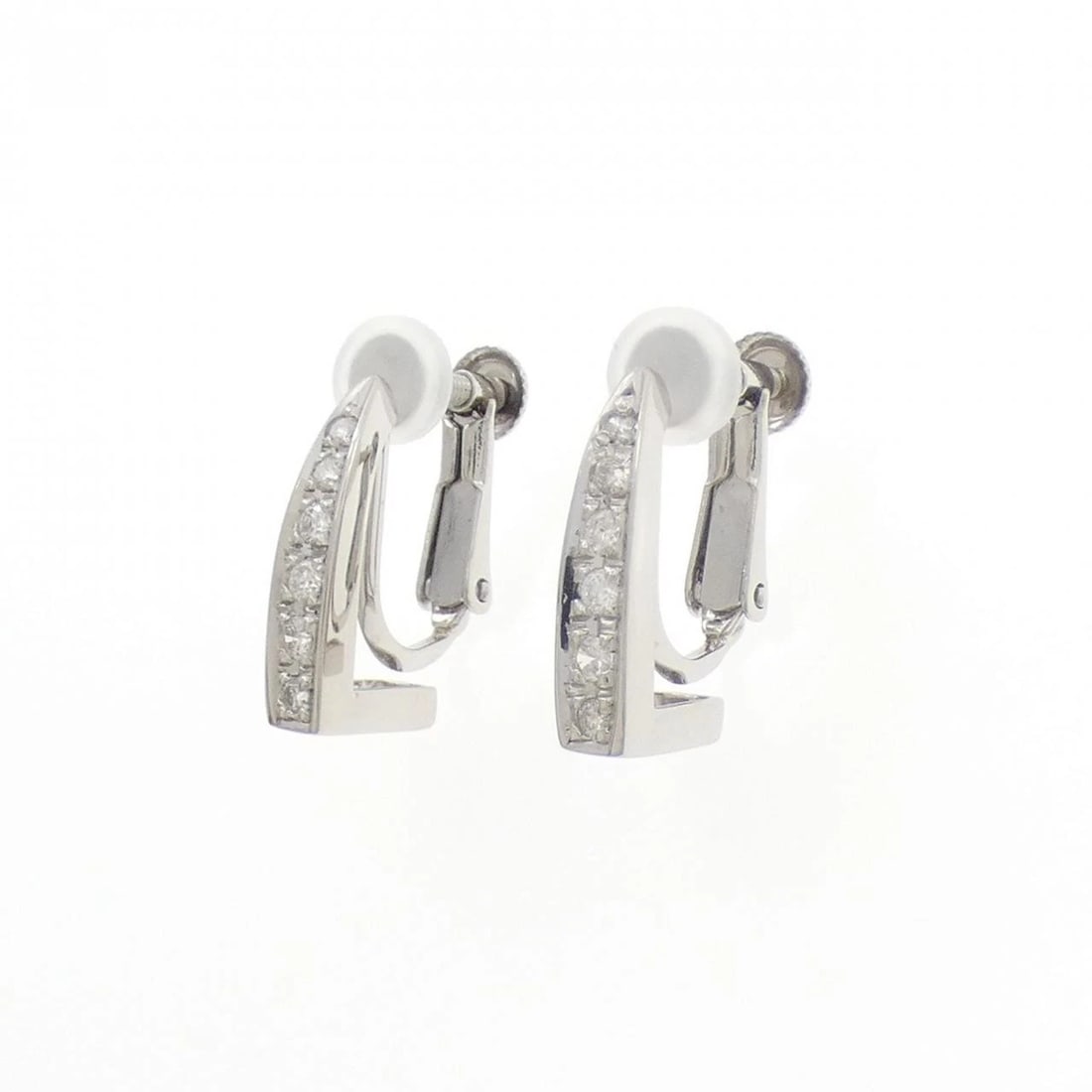 PT900 DIAMOND EARRING - 2