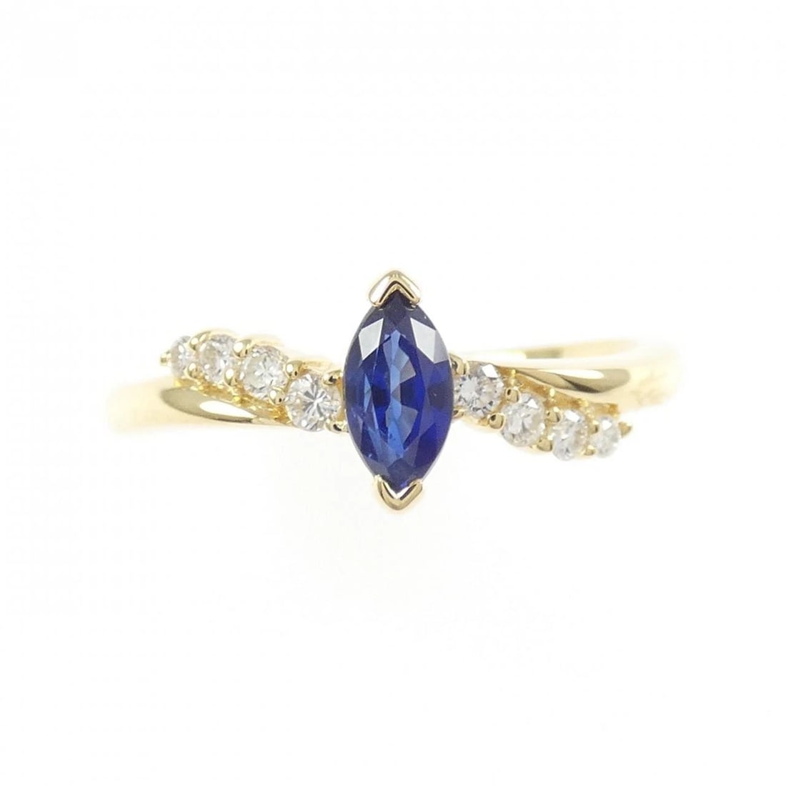 K18YG SAPPHIRE RING - 2