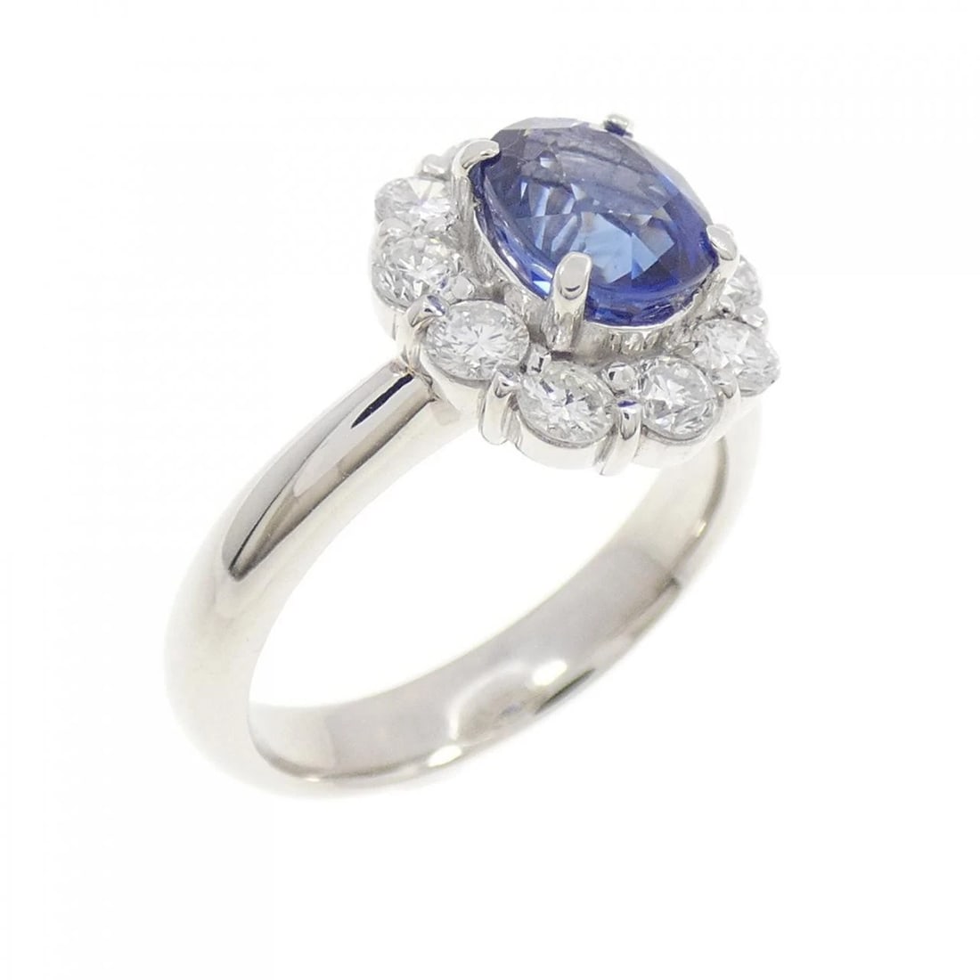 PT900 SAPPHIRE RING: PT900 Sapphire Ring Brand: Unbranded Type/Style: Sapphire Ring Material: Platinum900, Main Stone Sapphire, Natural Color: PT Size: US5 Accessories: None Accessories Notice: When purchasing pre-owned
