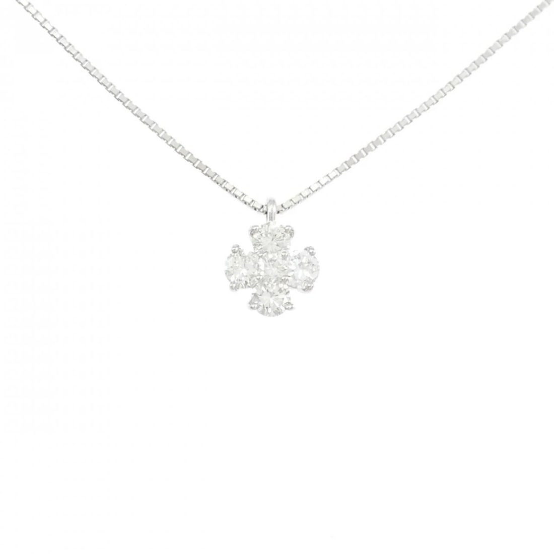 PT900/PT850 DIAMOND NECKLACE: PT900/PT850 Diamond Necklace Brand: Unbranded Type/Style: Diamond Necklace Material: Platinum900/Platinum850, Main Stone Natural Color: PT Size: Length: 42cm Accessories: None Accessories Notice: