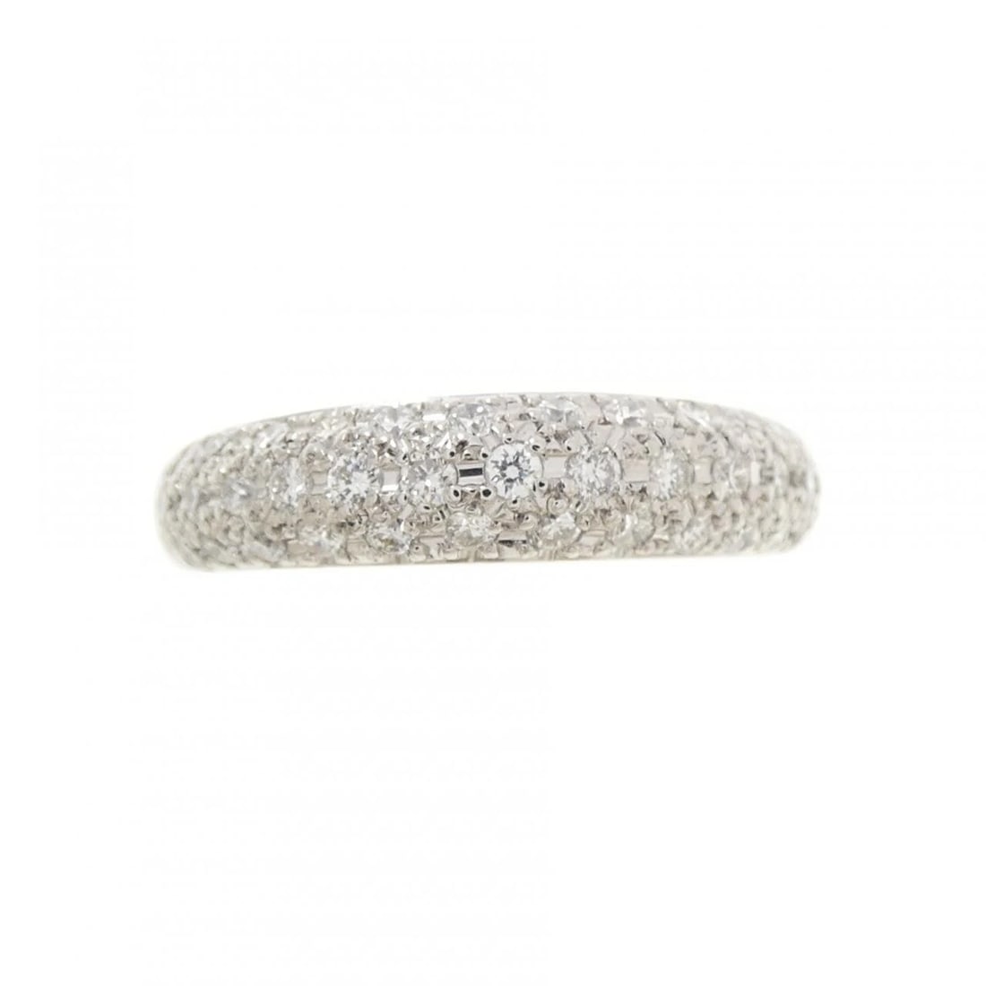 K18WG PAVE DIAMOND RING - 2