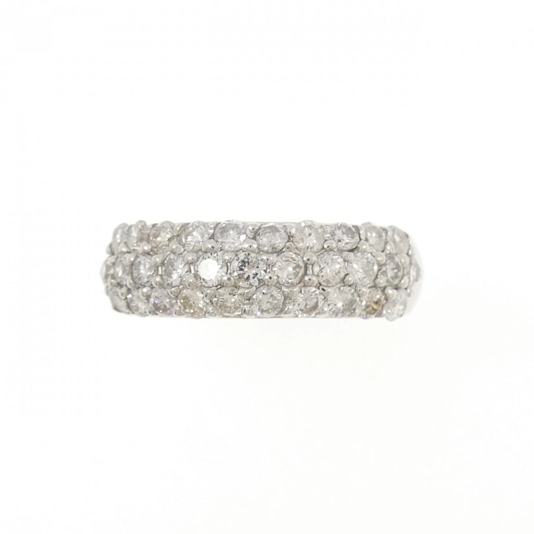 PT900 PAVE DIAMOND RING - 2
