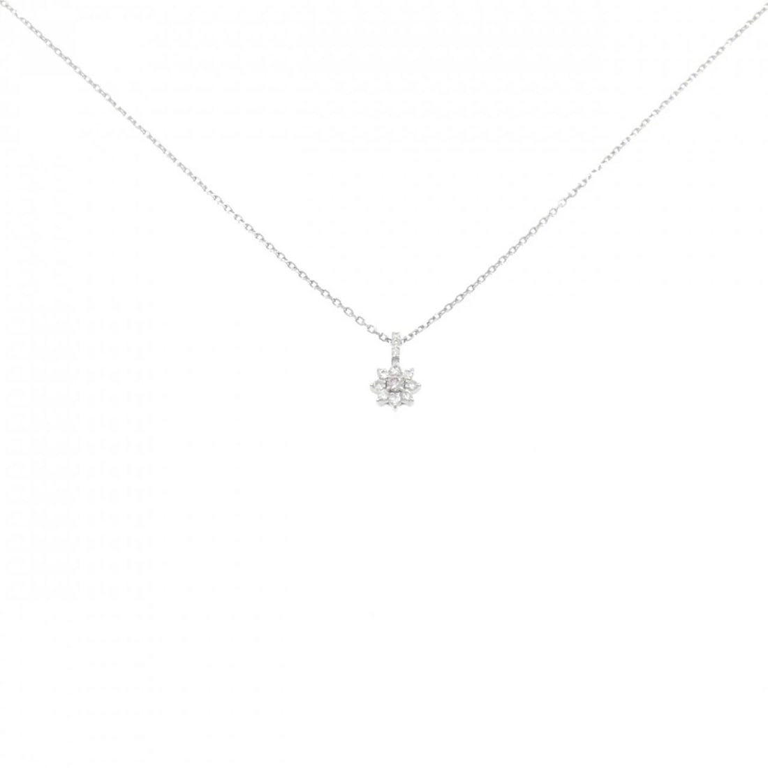 STAR JEWELRY PINK DIAMOND NECKLACE: Star Jewelry Pink Diamond Necklace Brand: STAR JEWELRY Type/Style: Star Jewelry Necklace Material: Platinum950, Main Stone Natural Color: PT Size: Length: 38-43cm Accessories: None Accessories