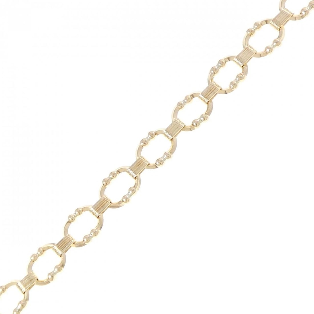 K18YG BRACELET: K18YG bracelet Brand: Unbranded Type/Style: Bracelet Material: K18 yellow gold, Main Stone Natural Color: YG Size: Length: 19.5cm Accessories: None Accessories Notice: When purchasing pre-owned