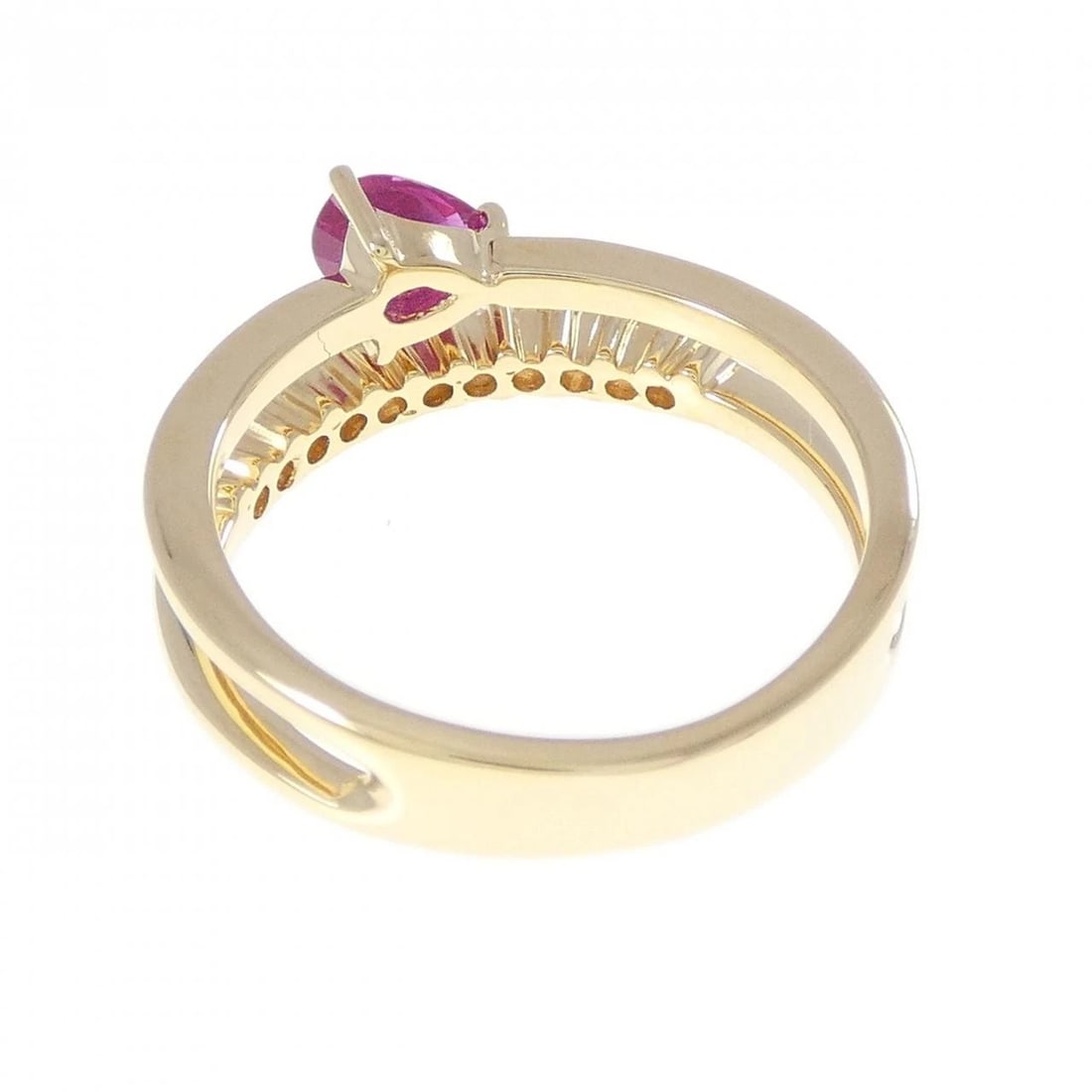 K18YG RUBY RING - 3