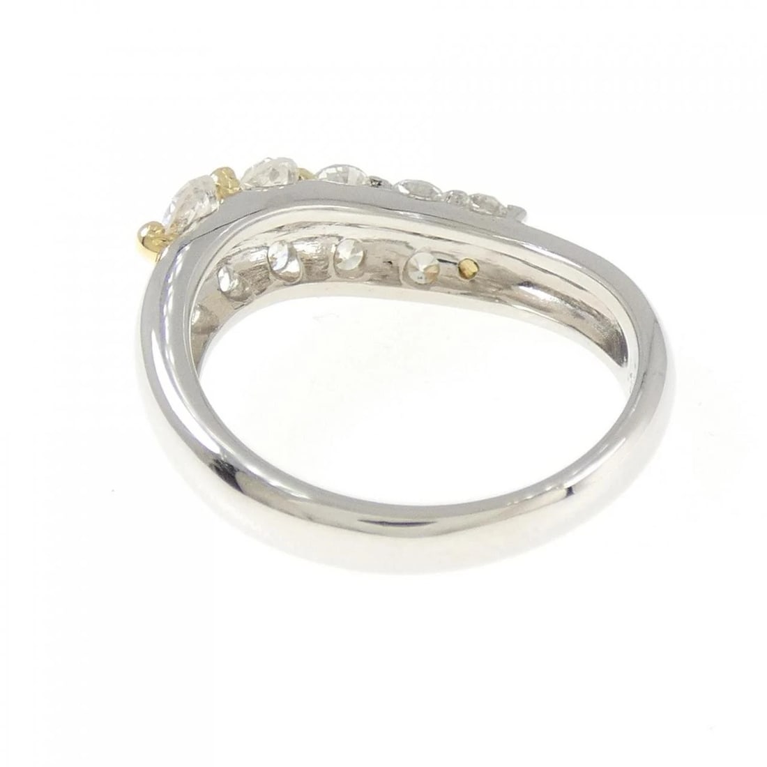 PT900/K18YG DIAMOND RING - 3