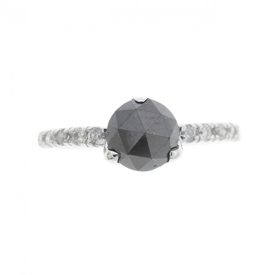 K18WG DIAMOND RING - 2
