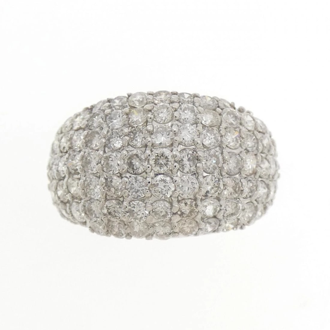 PT900 PAVE DIAMOND RING - 2