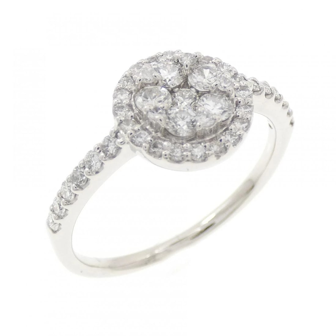 PT900 DIAMOND RING: PT900 Diamond Ring Brand: Unbranded Type/Style: Diamond Ring Material: Platinum900, Main Stone Natural Color: PT Size: US6 1/4 Accessories: None Accessories Notice: When purchasing pre-owned goods,