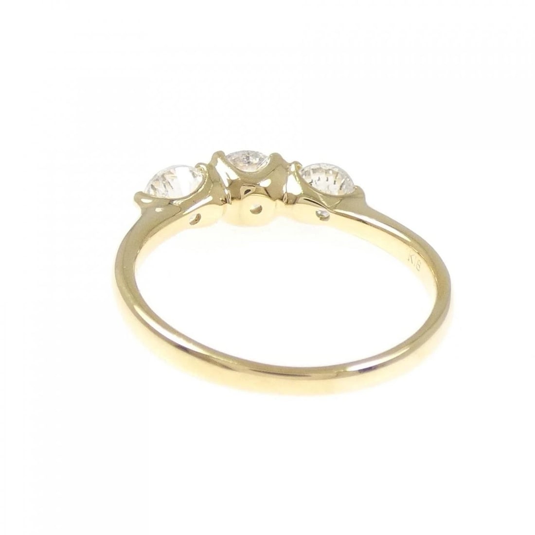K18YG DIAMOND RING - 3