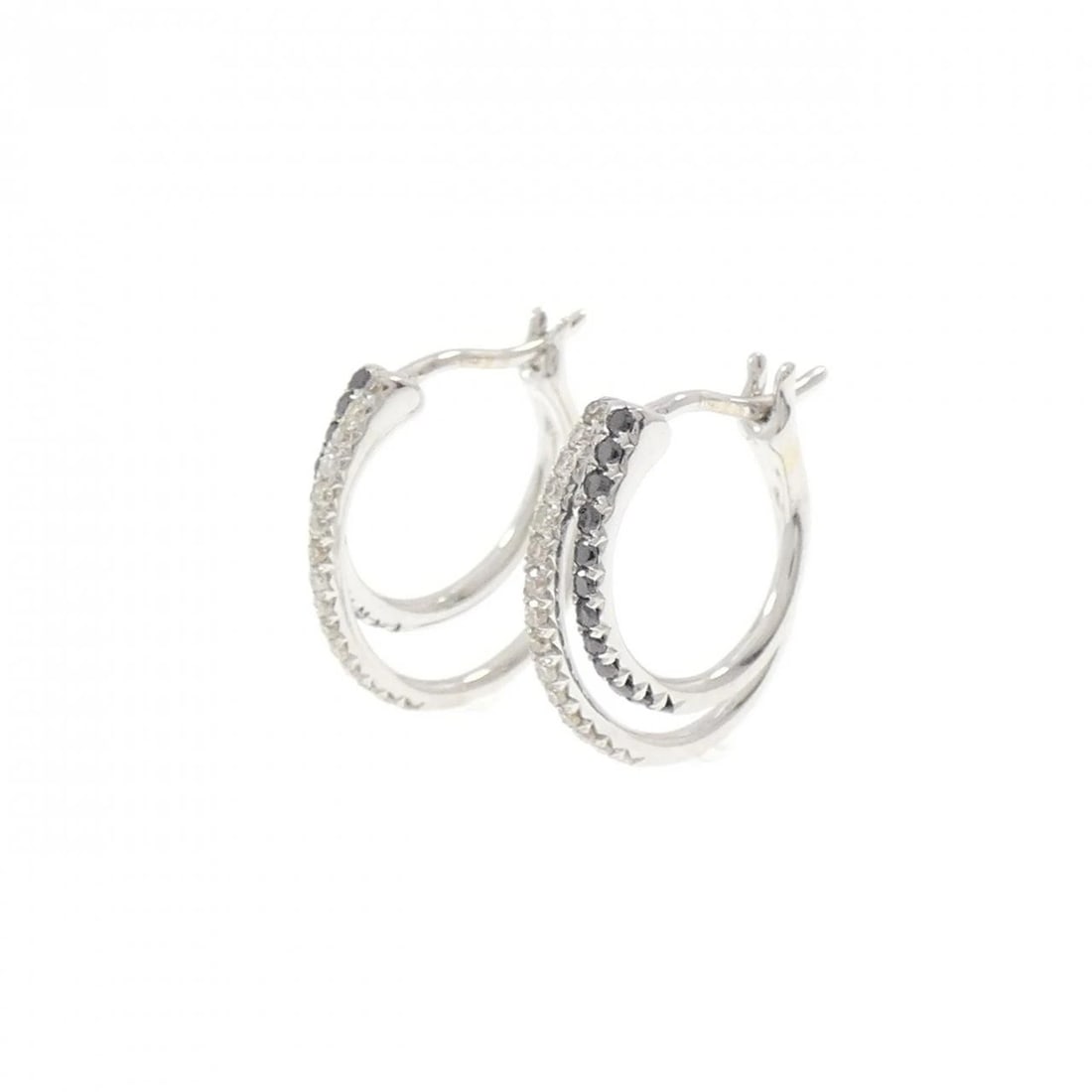 K18WG DIAMOND PIERCING: K18WG Diamond Piercing Brand: Unbranded Type/Style: Diamond Pierce/Earring Material: K18 white gold, Main Stone Natural Color: WG Size: Approximate dimensions (height x width): 14.0cm x 2.9cm