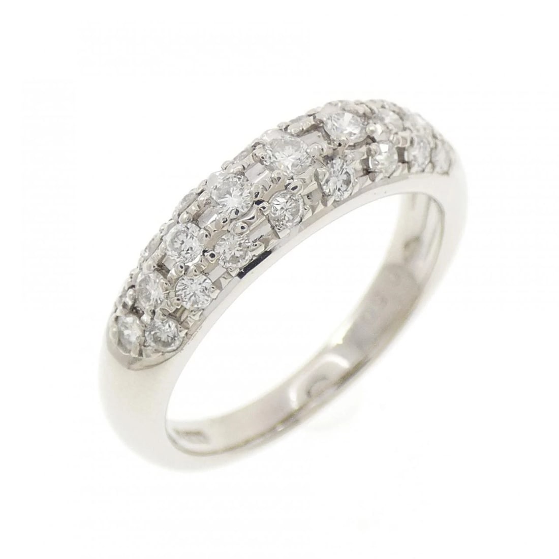 PT900 DIAMOND RING: PT900 Diamond Ring Brand: Unbranded Type/Style: Diamond Ring Material: Platinum900, Main Stone Natural Color: PT Size: US5 3/4 Accessories: None Accessories Notice: When purchasing pre-owned goods,