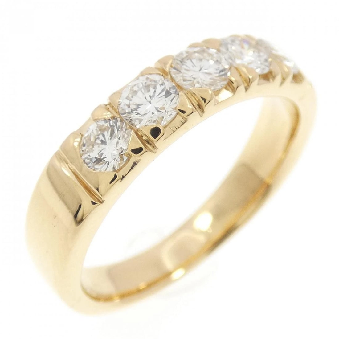 K18YG DIAMOND RING