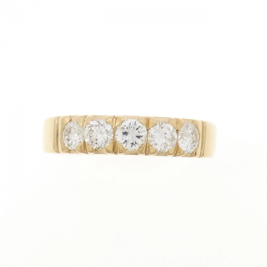 K18YG DIAMOND RING - 2