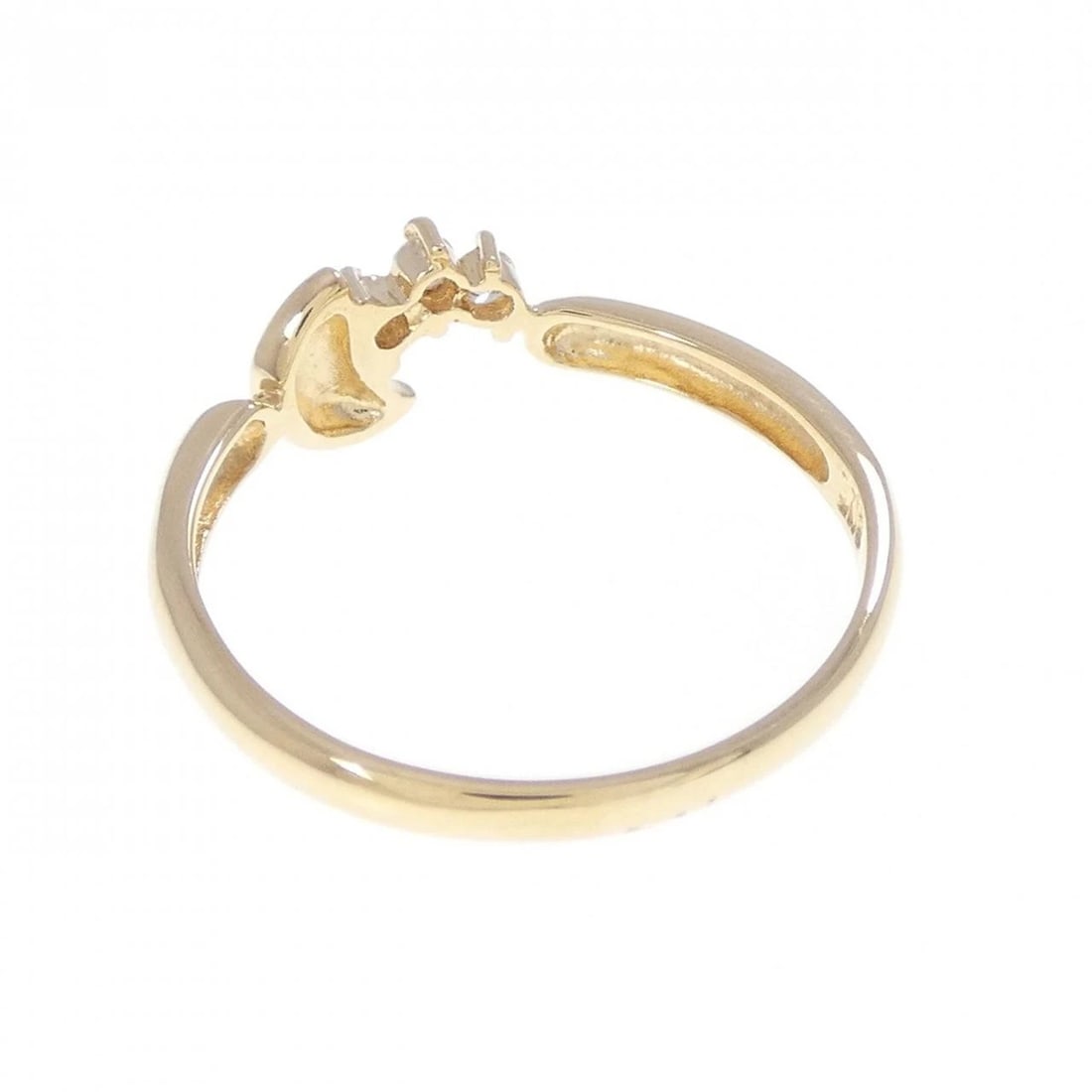 K18YG MOON DIAMOND RING - 3