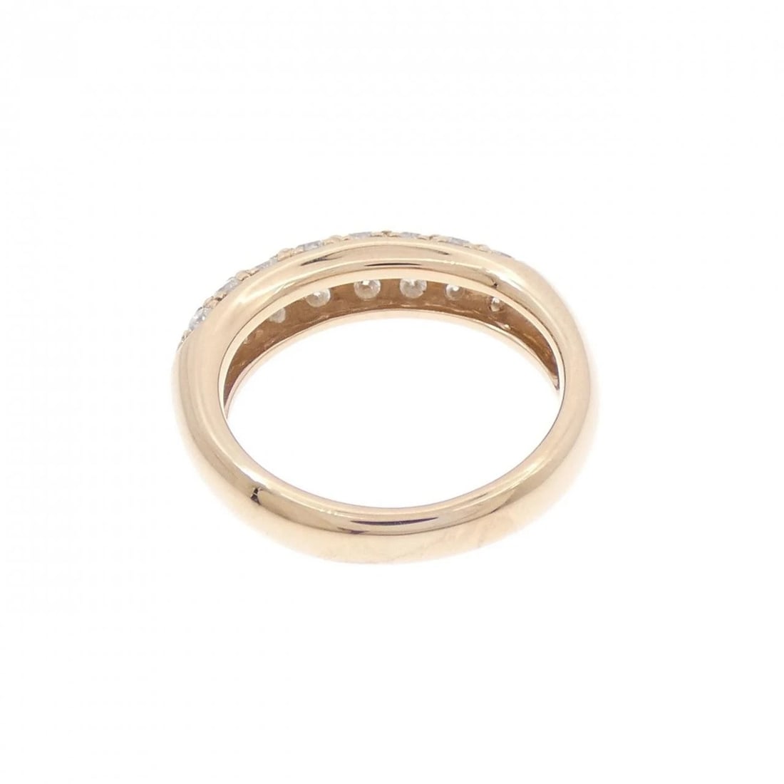 K18PG PAVE DIAMOND PINKY RING - 3