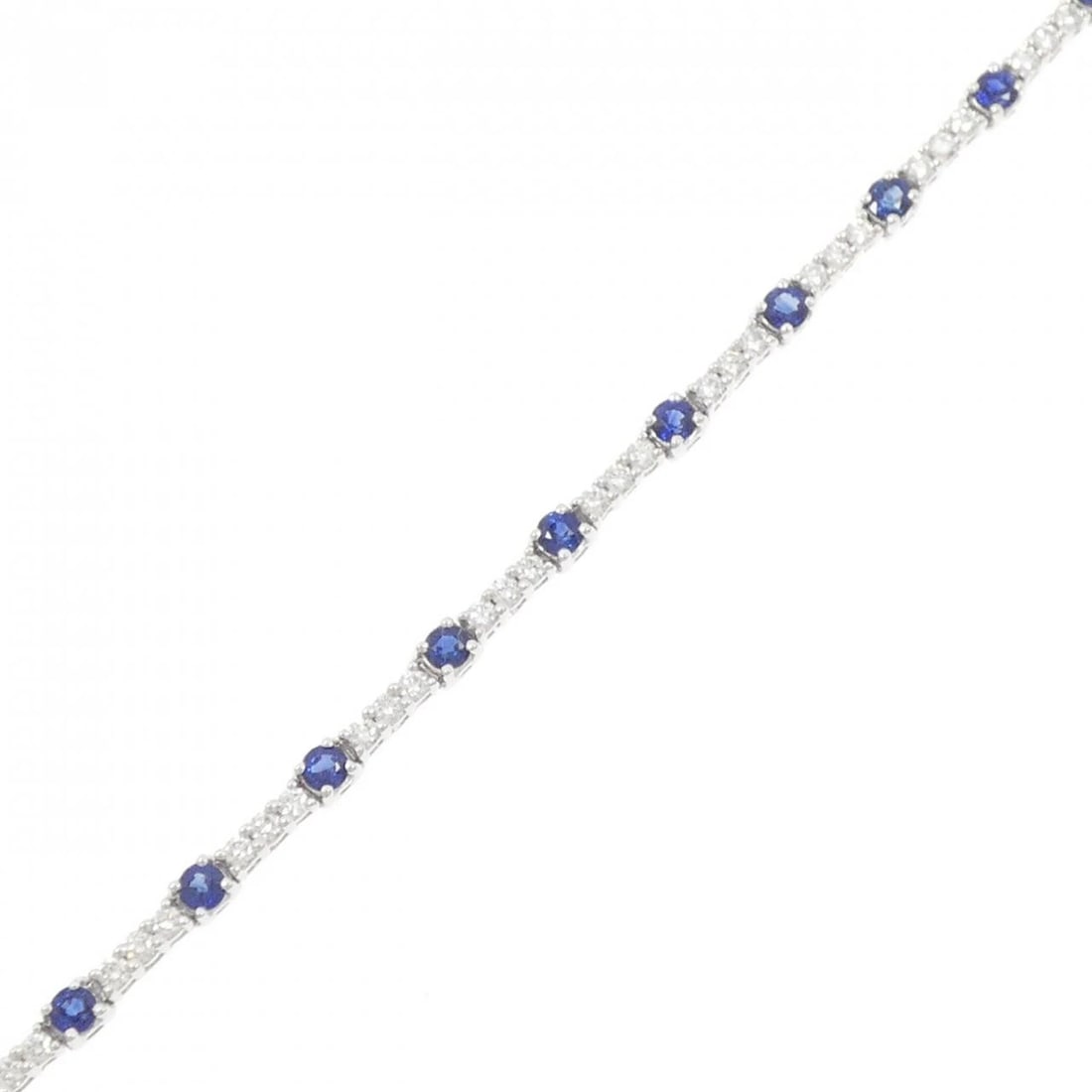 K18WG SAPPHIRE BRACELET (1 of 3)