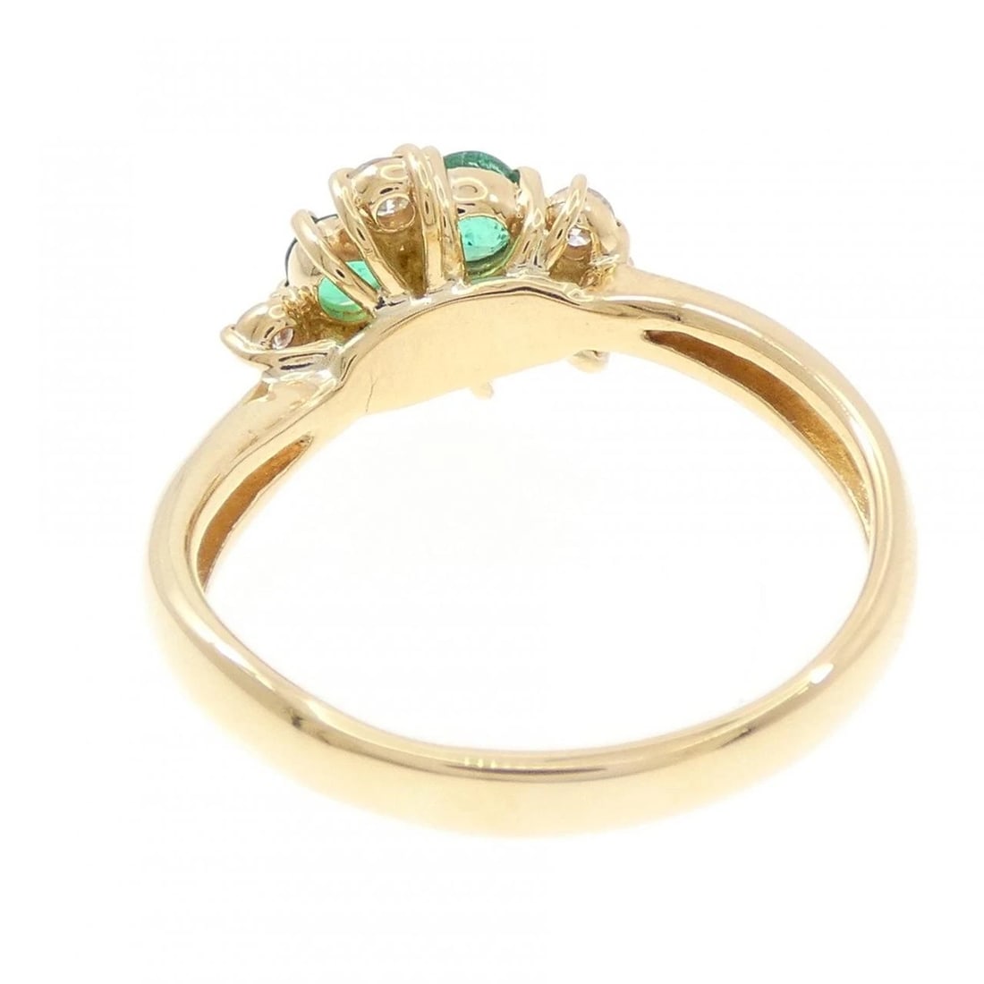 K18YG EMERALD RING - 3