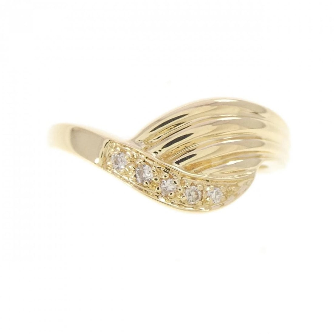 K18YG DIAMOND RING - 2