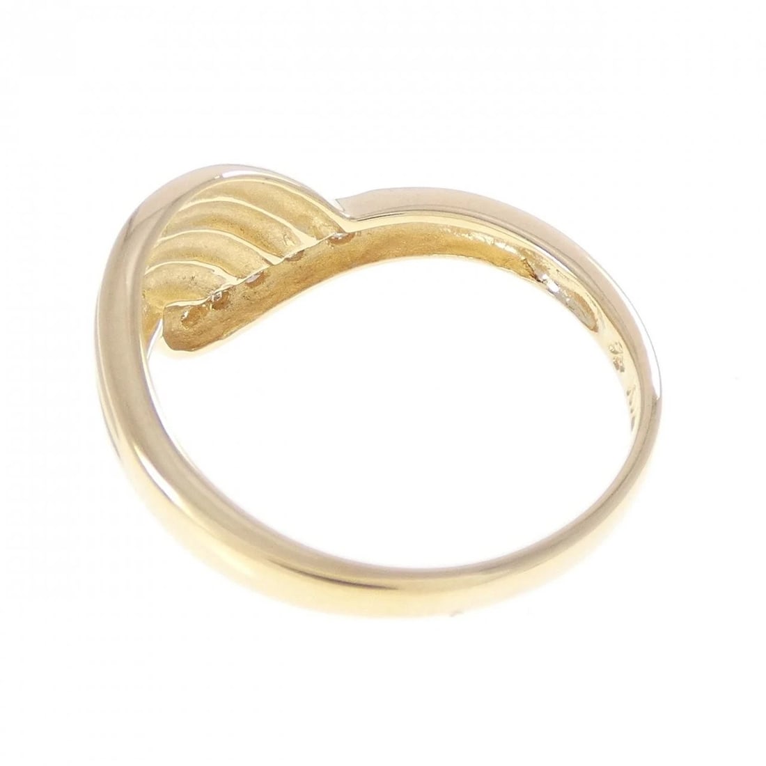 K18YG DIAMOND RING - 3
