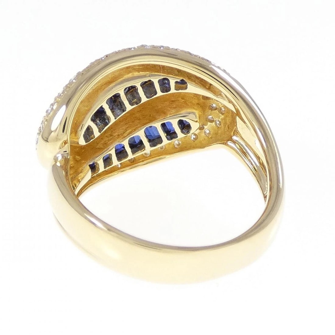 K18YG SAPPHIRE RING - 3