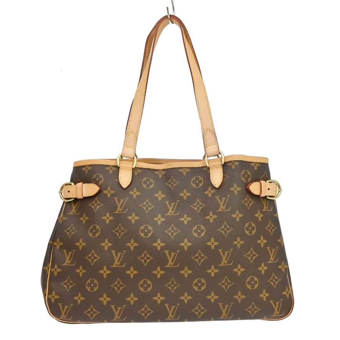 LOUIS VUITTON BATIGNOLLES HORIZONTAL TOTE BAG: LOUIS VUITTON BATIGNOLLES HORIZONTAL TOTE BAG Brand: Louis Vuitton Type/Style: Tote Material: Monogram Canvas, Leather Color: Brown Size: W 14.6 x H 9.8 x D 5.1 inch Accessories: None Acce