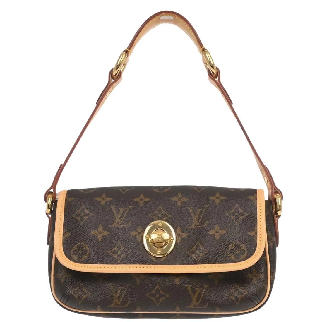 LOUIS VUITTON MONOGRAM TIKAL PM HANDBAG: Louis Vuitton Monogram Tikal PM Handbag Brand: Louis Vuitton Type/Style: Hand Bag Material: Monogram Canvas, Leather Color: Brown Size: W 8.7 x H 5.5 x D 2.8 inch Accessories: None Accesso