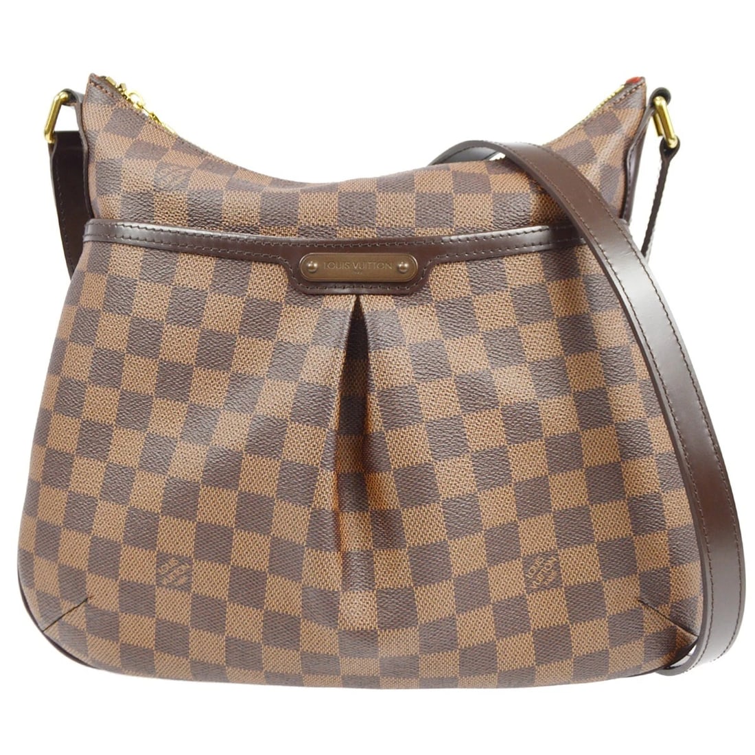 LOUIS VUITTON DAMIER BLOOMSBURY PM CROSSBODY BAG: Louis Vuitton Damier Bloomsbury PM Crossbody Bag Brand: Louis Vuitton Type/Style: Crossbody Material: Damier Canvas, Leather Color: Ebene*Brown Size: W 13.0 x H 10.2 x D 2.8 inch Accessories: None