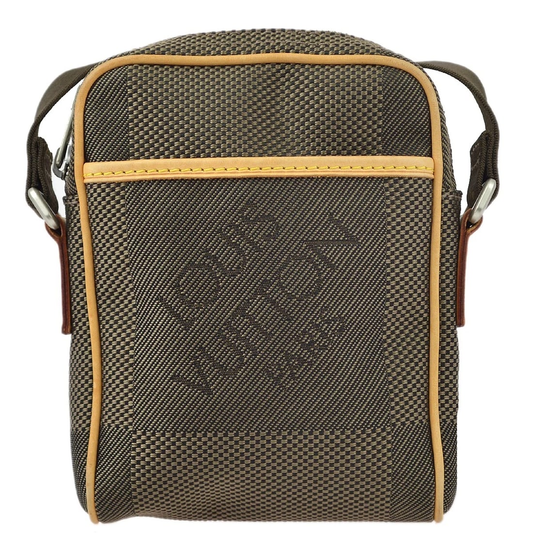 LOUIS VUITTON TERRE DAMIER GEANT MINI CITADIN SHOULDER BAG: Louis Vuitton Terre Damier Geant Mini Citadin Shoulder Bag Brand: Louis Vuitton Type/Style: Shoulder Bag Material: Damier Geant Canvas, Leather Color: Terre Size: W 5.1 x H 6.7 x D 1.2 inch Access