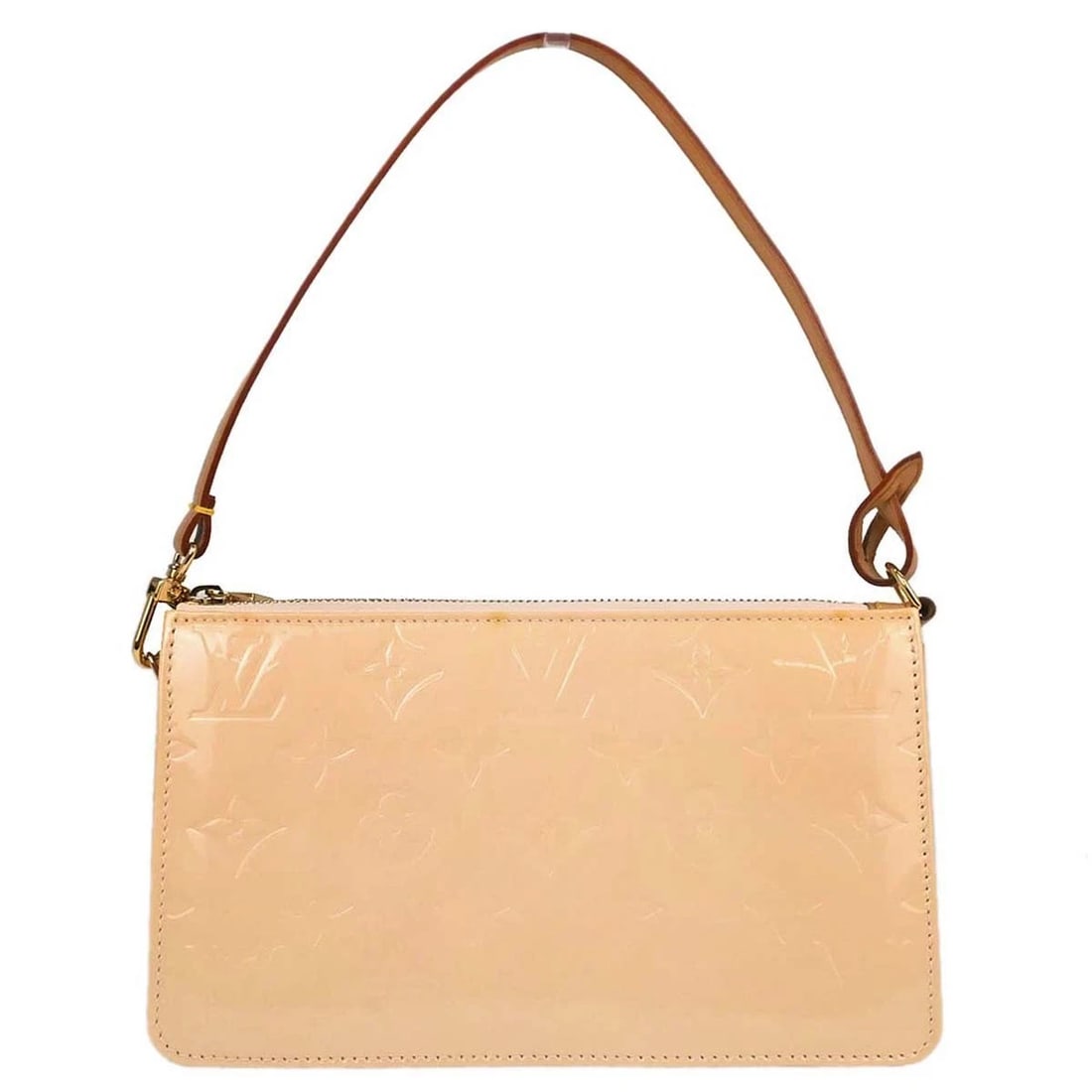 LOUIS VUITTON PINK MONOGRAM VERNIS LEXINGTON HANDBAG: Louis Vuitton Pink Monogram Vernis Lexington Handbag Brand: Louis Vuitton Type/Style: Hand Bag Material: Patent Leather, Leather Color: Pink Size: W 7.9 x H 4.7 x D 1.6 inch Accessories: None